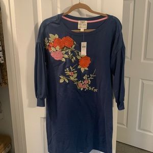Terri Embroidered Tunic Dress